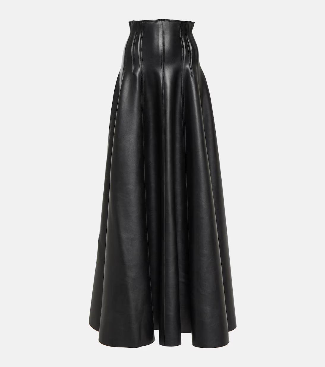 Grace flared faux leather maxi skirt | Mytheresa (US/CA)