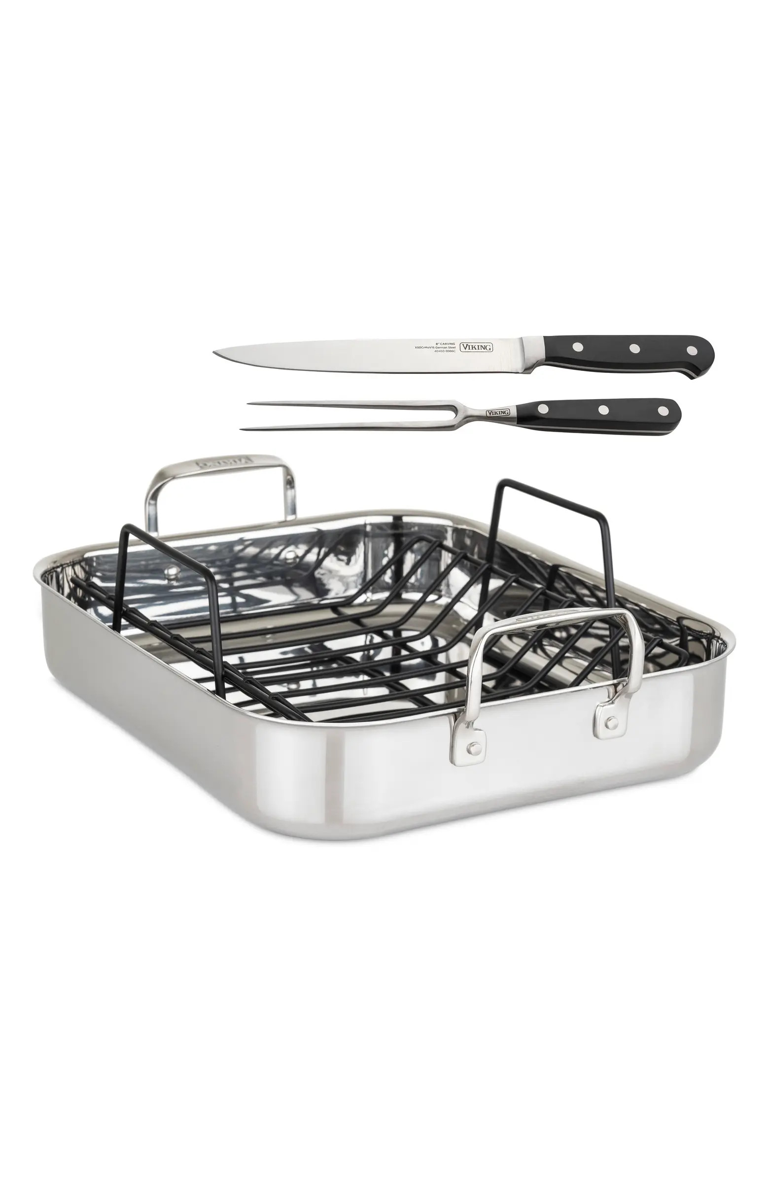 3-Ply Roasting Pan with Carving Set | Nordstrom
