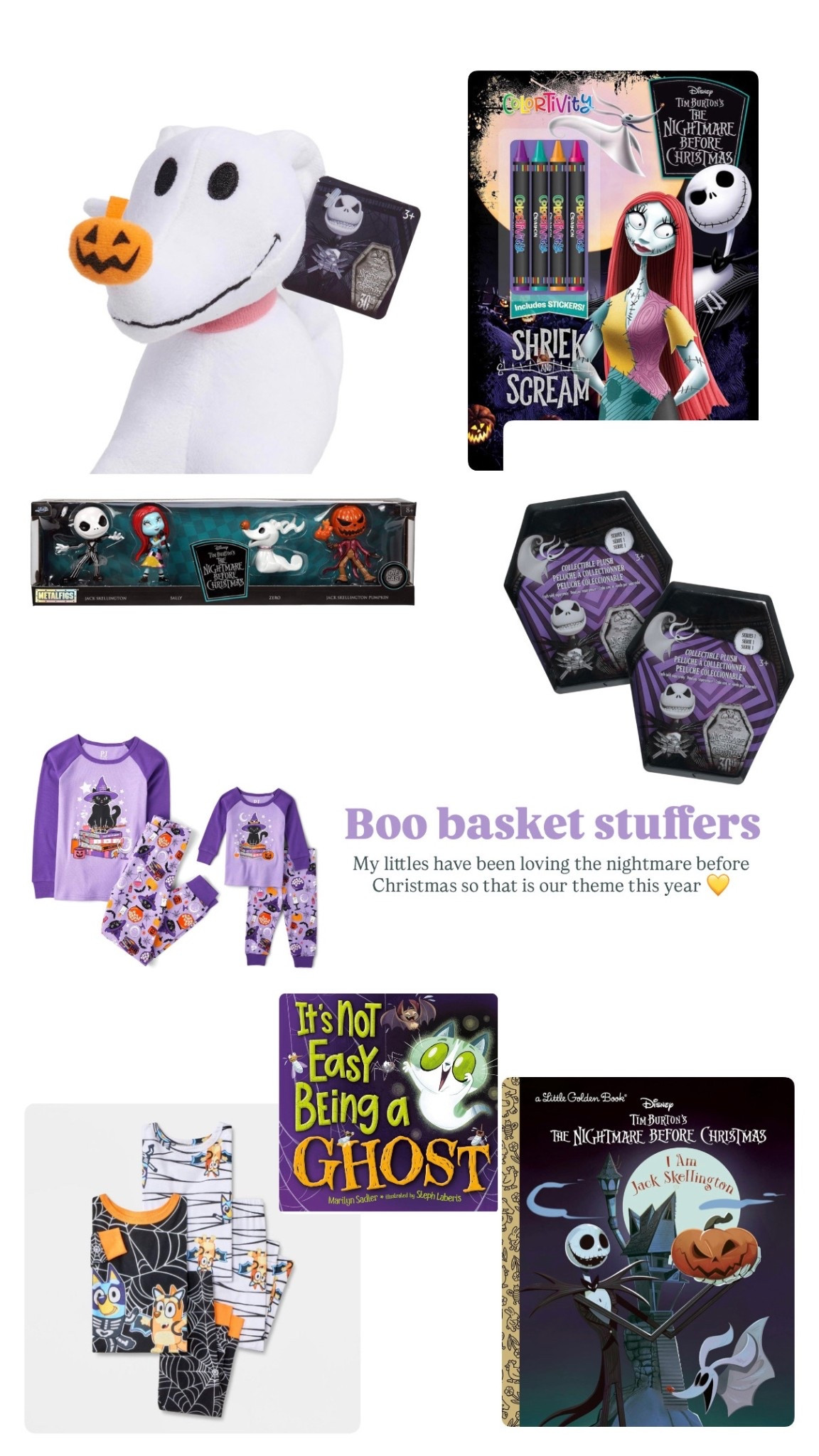 Boo basket inspo! My kids are loving the nightmare before christmas right now so that is mostly the theme this year! 💛this

#LTKSeasonal #LTKHalloween #LTKKids
