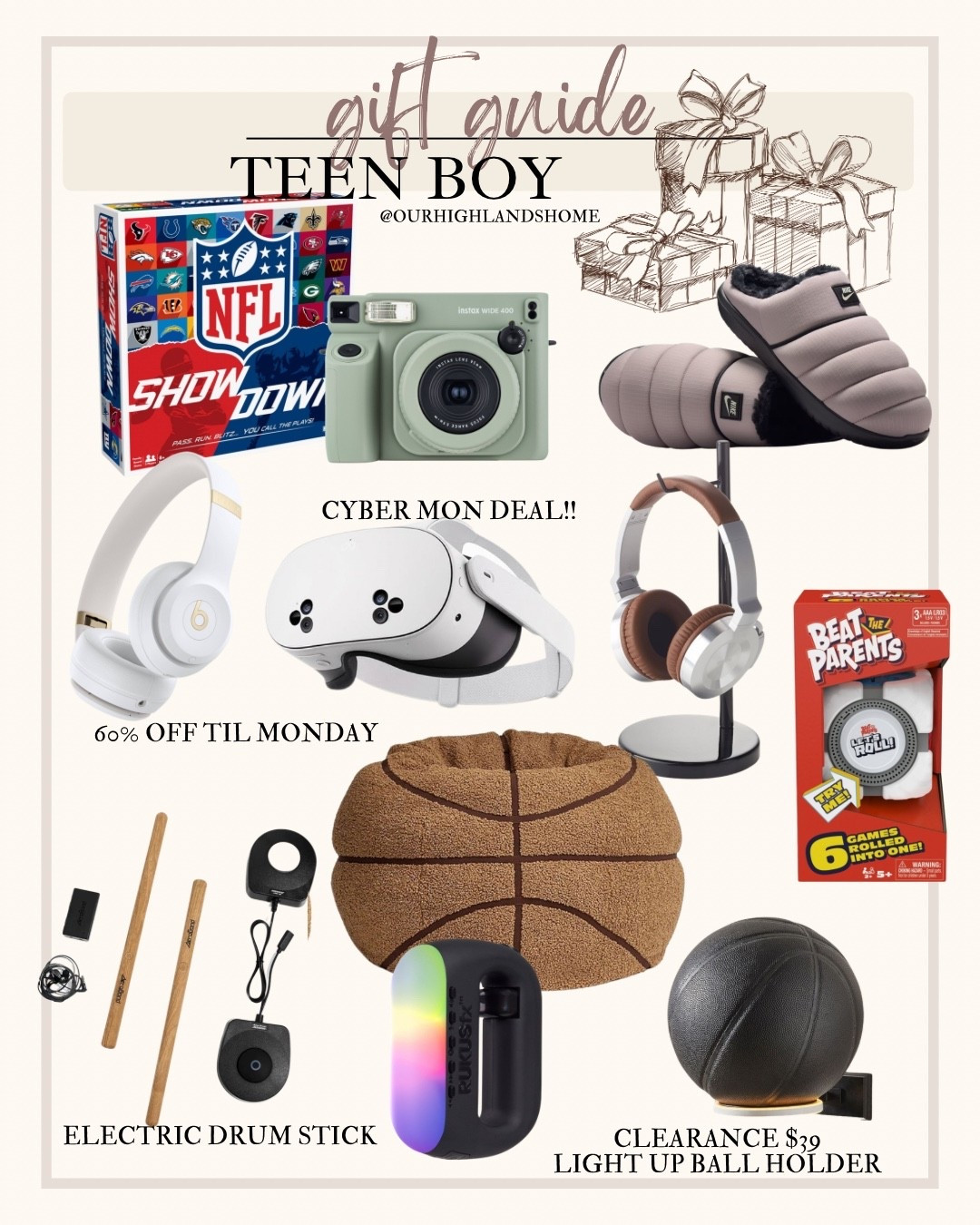 gift guide: teen boy. tech sports and more 

#LTKCyberWeek #LTKGiftGuide #LTKHoliday