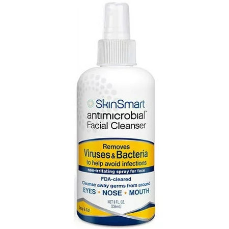 SkinSmart Antimicrobial Facial Cleanser for Viruses (Pack of 2) | Walmart (US)