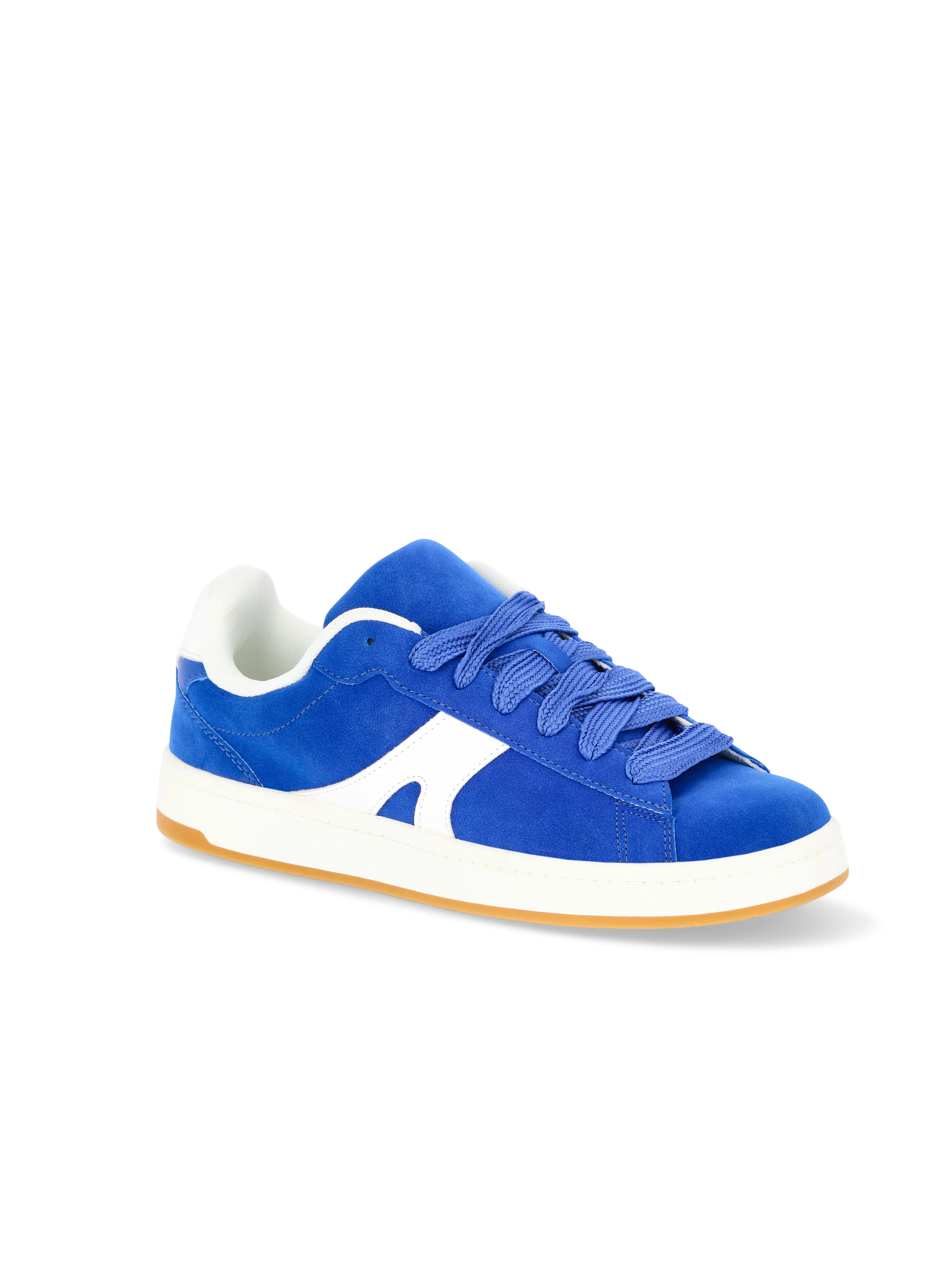 No Boundaries Chunky Lace-Up Skate Sneakers, Women's | Walmart (US)