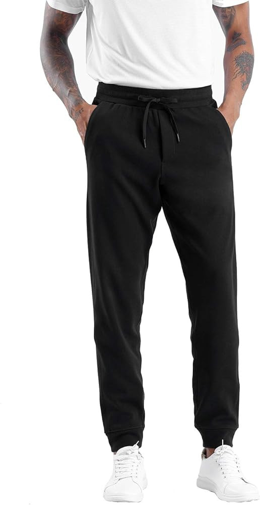 THE GYM PEOPLE Mens' Fleece Joggers Pants with Deep Pockets in Loose-fit Style | Amazon (US)