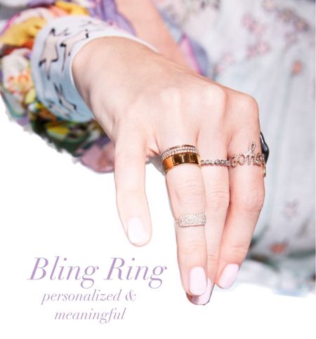 I wear these rings every day and they each represent a special occasion, starting with my 21st birthday. 
I personalized the wide gold band to say “LTK” but you could write a child’s name or someone’s monogram. 

#LTKGiftGuide #LTKwedding #LTKunder100