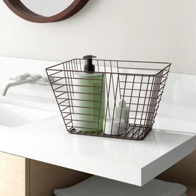 Small Metal/Wire Basket Dotted Line™ | Wayfair North America