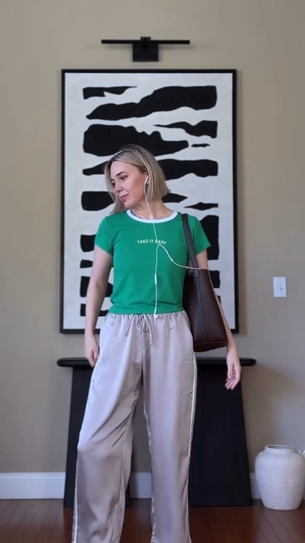 New pants on Monday should be a new rule! #ootd #outfitinspo #styleinspo #effortlessstyle #summerfashion @gapfactory @aerie @onequince 

fashion for women, fashion over 40, coffee date, effortless styling, fashion reel, fashion influencer, dressing in your 40s, spring fashion, business casual, work outfit, gifted quince, bucket bag

#LTKSaleAlert #LTKMidsize #LTKootd
