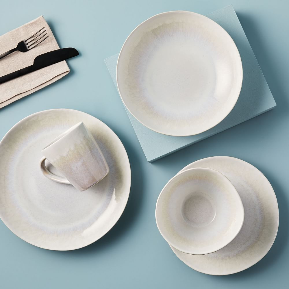 Reactive Stoneware Pasta Bowls | West Elm (US)