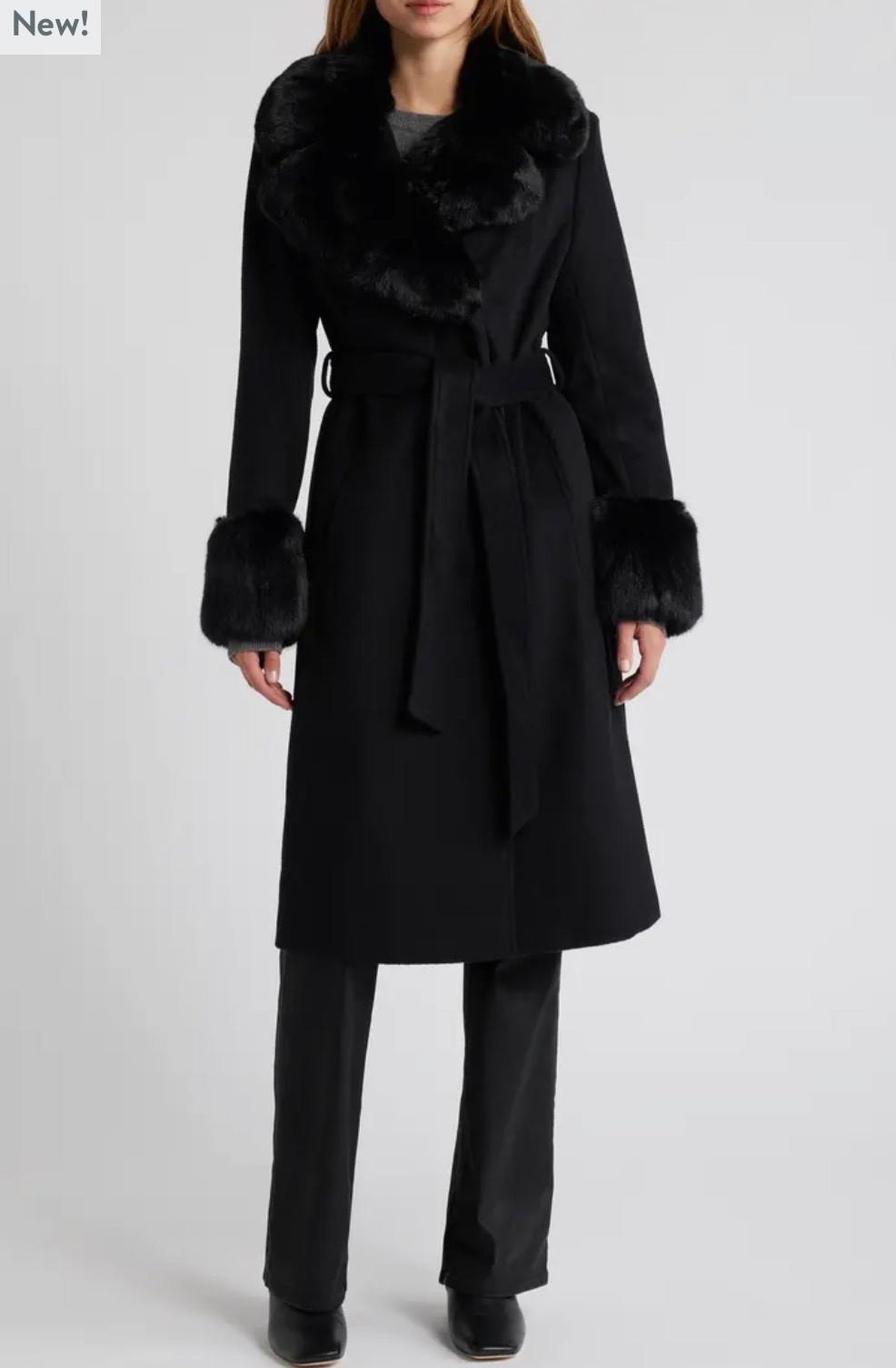 Gorgeous black coat on sale for 37% off today for cyber Monday! 

They also have it in brown! 

#LTKCyberWeek #LTKSeasonal #LTKHoliday