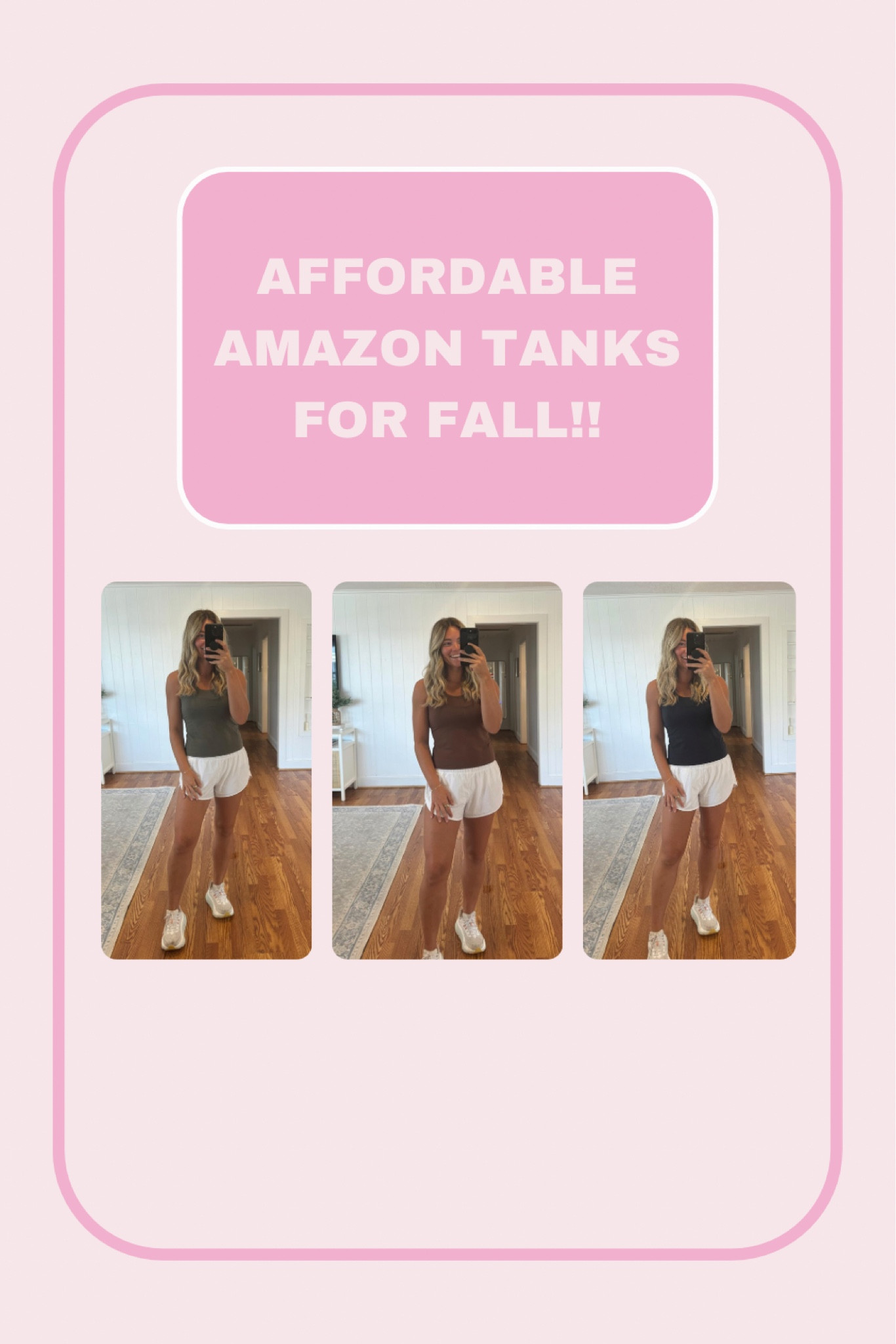 Affordable Amazon workout outfits!! Tanks for fall!! Size M

#LTKFindsUnder50 #LTKActive #LTKStyleTip