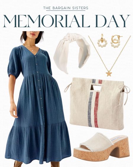 Memorial Day Outfit 

| Fourth of July Outfit | Summer Outfit | Americana Outfit | Summer Dress | Patriotic Bag | Platform Sandals | Red, White and Blue | Stars and Stripes 

#LTKFindsUnder100 #LTKStyleTip #LTKSeasonal