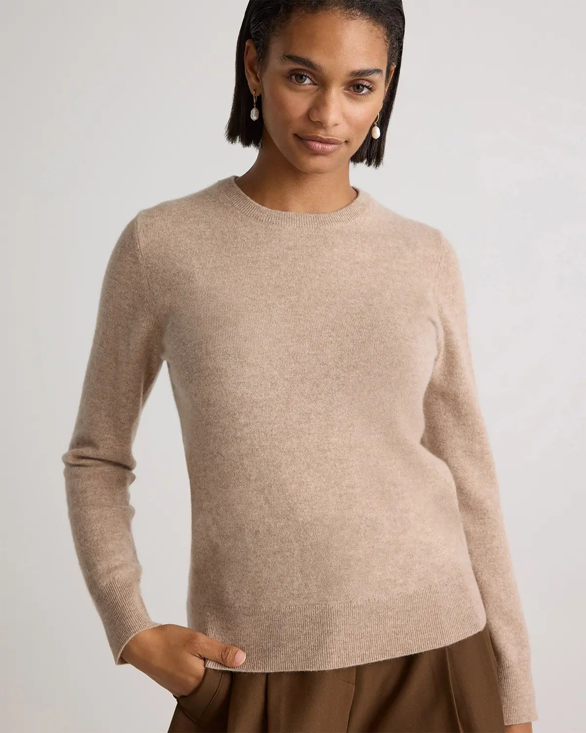 Mongolian Cashmere Crewneck Sweater | Quince