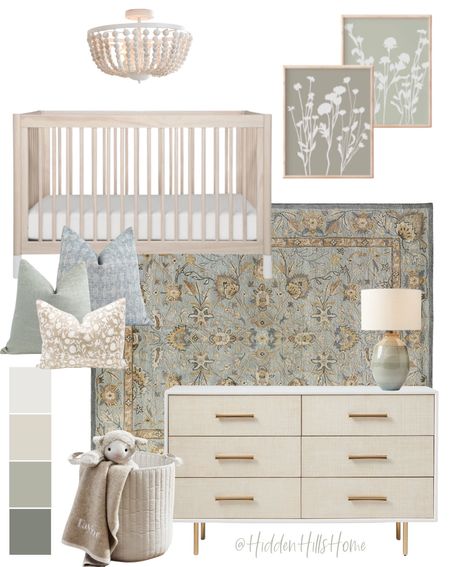 Nursery decor mood board, baby girls room decor, nursery decor ideas, cute nursery inspiration with sage green tones #nursery

#LTKbaby #LTKfamily #LTKhome