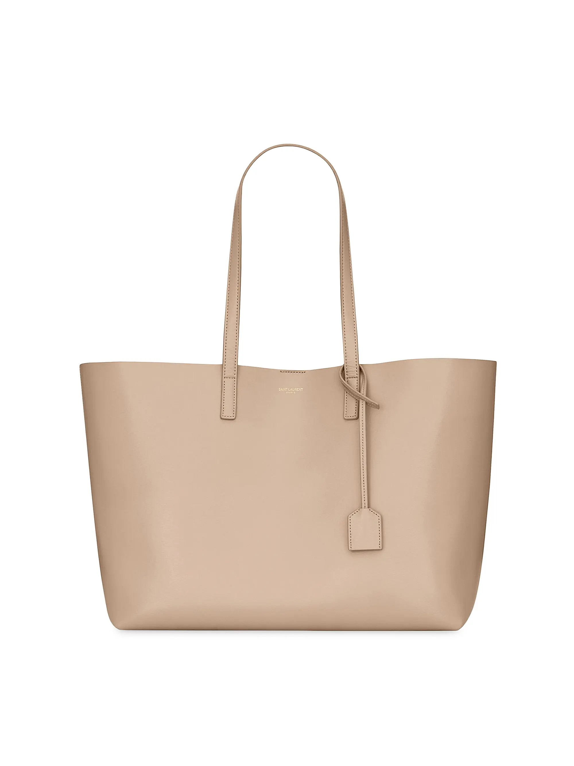 Shopping Saint Laurent Tote Bag in Leather | Saks Fifth Avenue