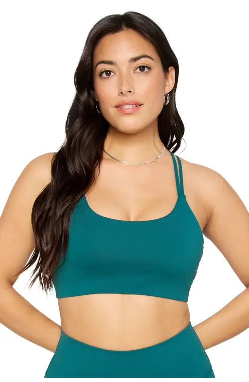 Fabletics Women's Principal Low Impact Bra in Green Abyss at Nordstrom, Size Xx-Large | Nordstrom