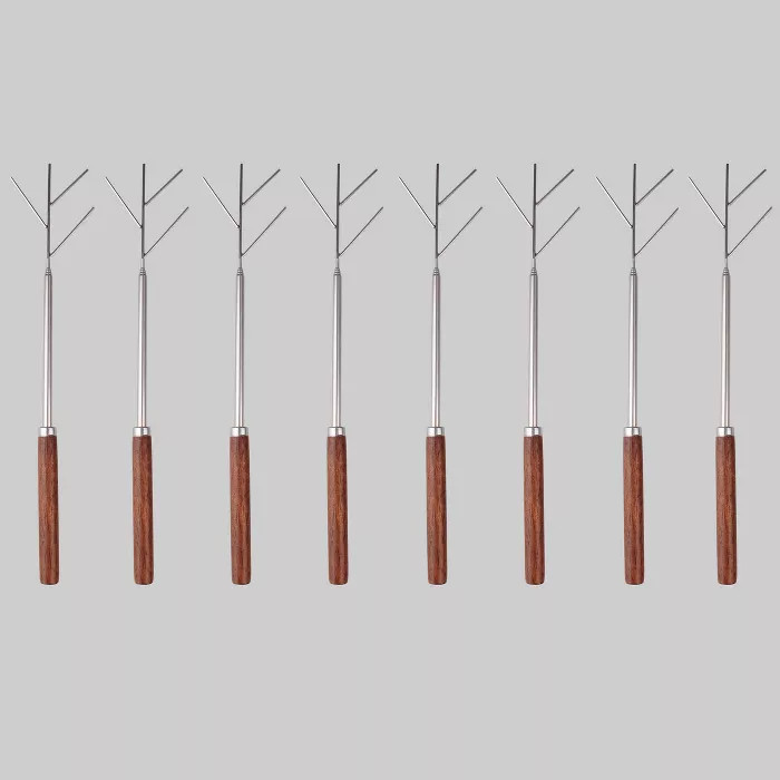 8ct Telescoping Stainless Steel Smores Sticks - Bullseye's Playground™ | Target