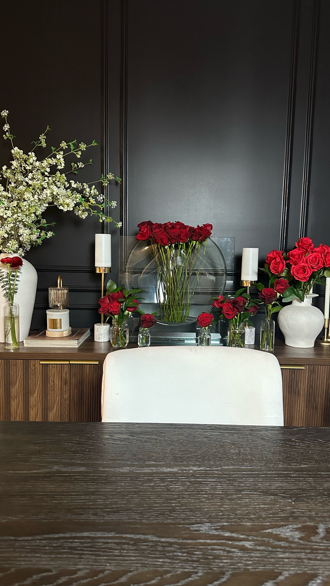 Hubby bought me a ton of roses for my birthday so I pulled this gorgeous vase out which fit most of them. Shop this vase and my bud vases now. 

#LTKHome #LTKmomlife #LTKdayinmylife