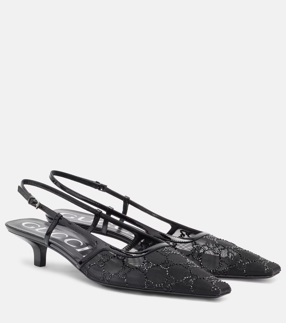 Gucci Demi embellished slingback pumps | Mytheresa (US/CA)