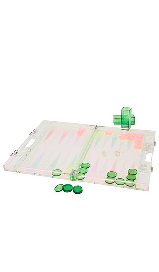 Ombre Lucite Backgammon in Sherbert | Revolve Clothing (Global)