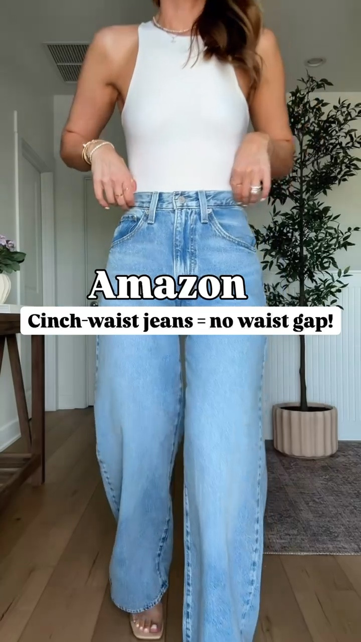 Amazon Levi waist jeans that eliminate the waist gap! Wearing sz 24 in color ‘invested indigo and ‘reign of the rinse’. Perfect for date night + the office + a concert, etc. runs a little long - I need a heel with these and I am 5’3. Date night outfit. Spring outfit. Summer outfit. Concert outfit. Elevated casual. Vacation outfit. Travel outfit.


#LTKgrwm #LTKootd #LTKmomlife