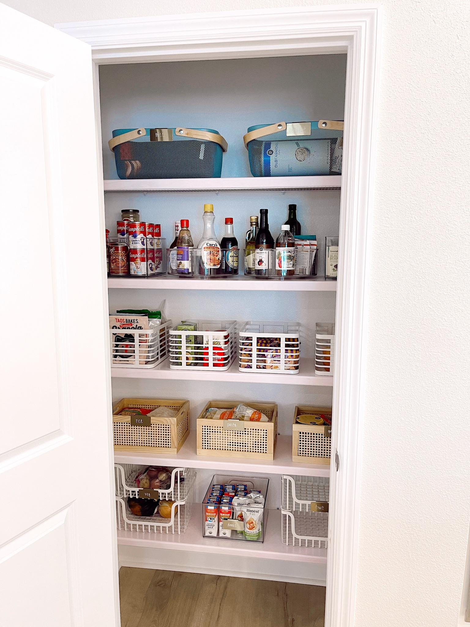 Pantry organization // aesthetic organization // organization // organizers // baskets // acrylic organization // easy organization // kitchen organization 

#LTKsalealert #LTKstyletip #LTKfindsunder50