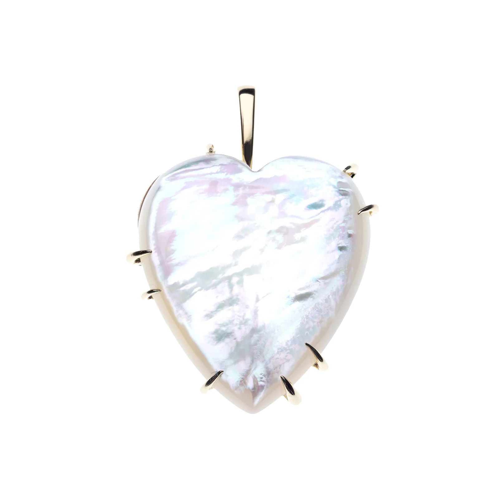 LOVE Carry Your Heart Pendant in Mother of Pearl | Jane Win