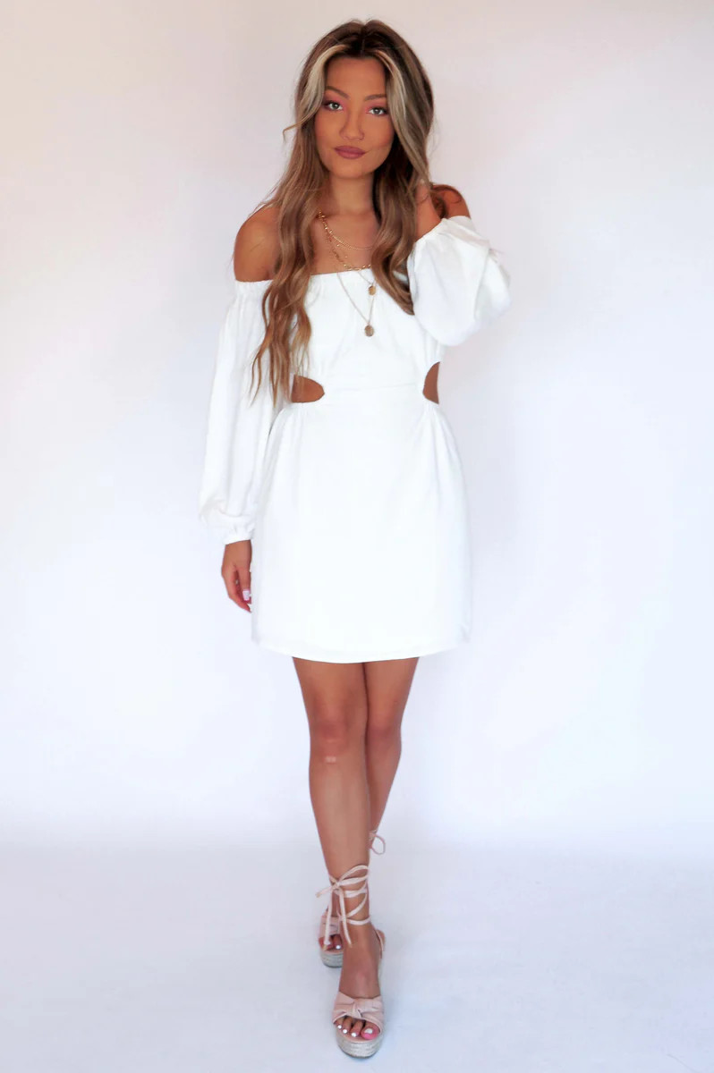Love You Best Dress: White | Shophopes