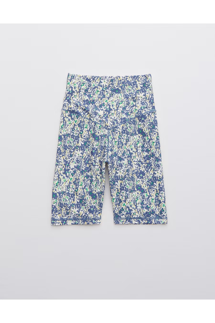 OFFLINE By Aerie Real High Waisted Crossover 7" Bike Short | American Eagle Outfitters (US & CA)