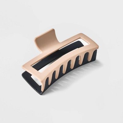 Jumbo Two-Tone Claw Hair Clip - Universal Thread™ | Target