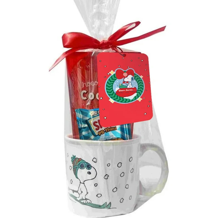 Snoopy Holiday Mug with Ghirardelli Cookies and Skippy Peanut Butter Thins | Walmart (US)