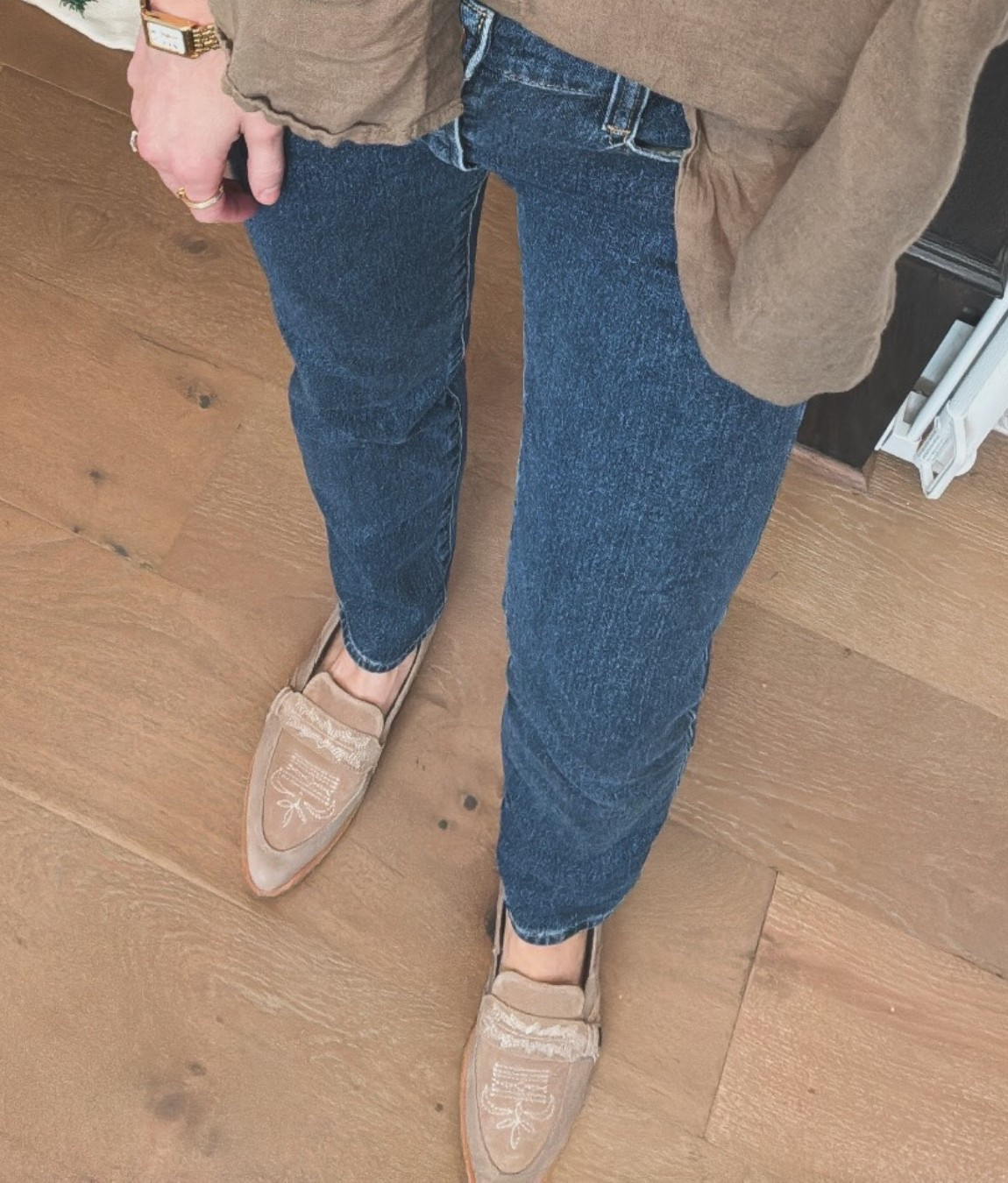 I love these flats for a good cool weather shoe!! 15% off at cart! And the jeans are 40% off!!!!

#LTKootd #LTKSaleAlert #LTKSeasonal