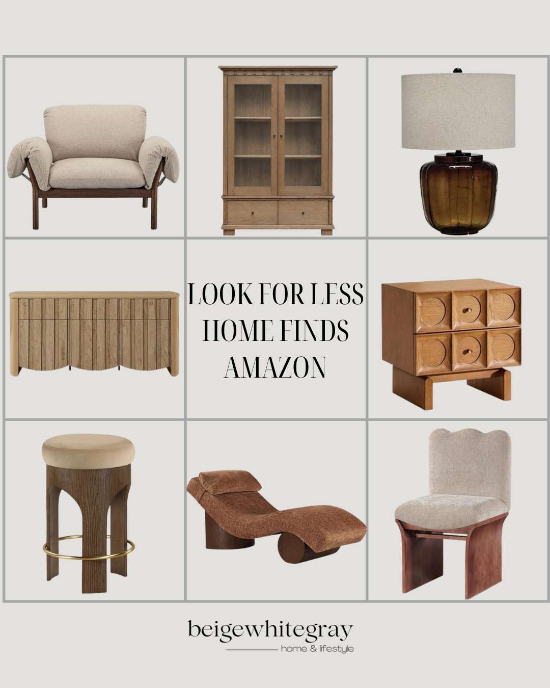 Look for less home finds! 

 