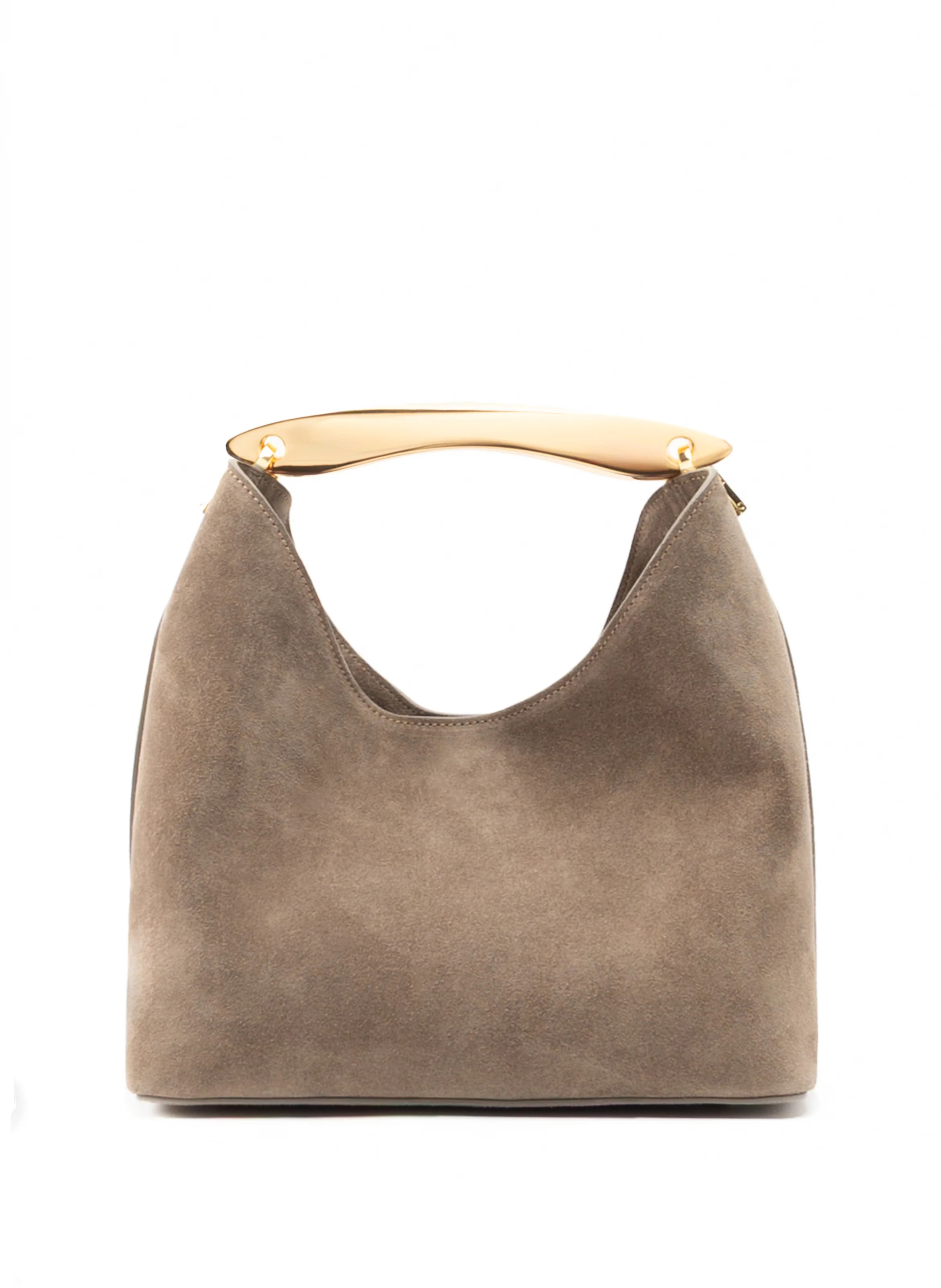 Boomerang Suede Taupe - Handbags for Women - Elleme | Elleme