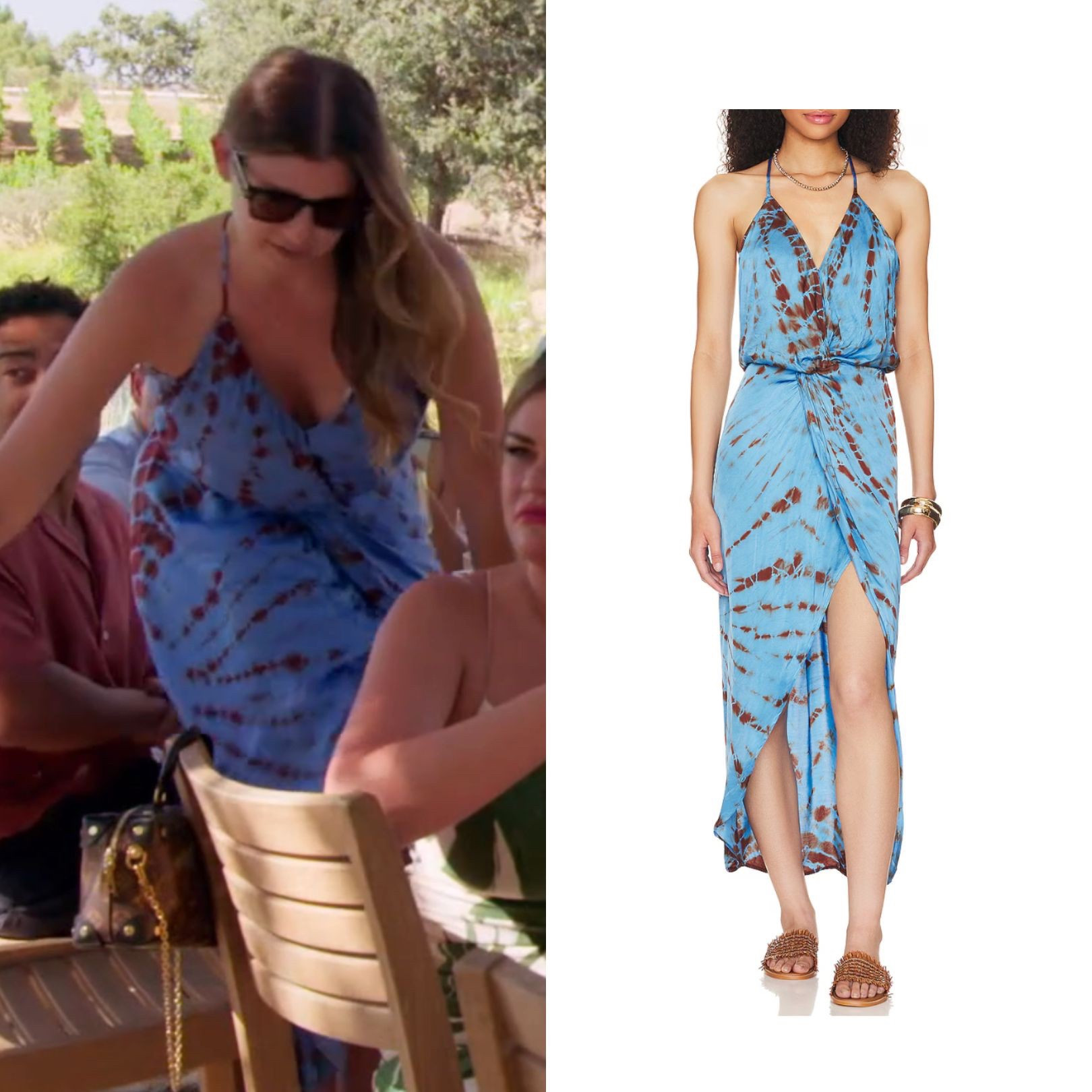 Janet Caperna’s Blue Tie Dye Dress 