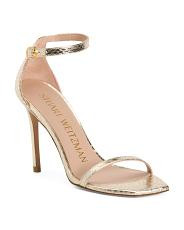Made In Spain Leather Curve 100 Sandals | Heeled Sandals | TJ Maxx