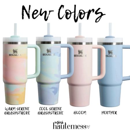 New Stanley quencher colors! 40oz & 30oz Stanley tumblers.  PERFECT SPRING COLORS. 🩷

#LTKGiftGuide #LTKSeasonal #LTKhome