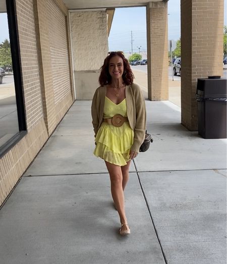 Target - target dress - summer wedding guest dress - wedding guest dress - summer dress - summer belt - revolve belt - neon dress - yellow dress - Steve madden - pearl flats - Steve Madden flats - vacation dress - resort dress - resort style 

#LTKstyletip #LTKfindsunder50 #LTKwedding