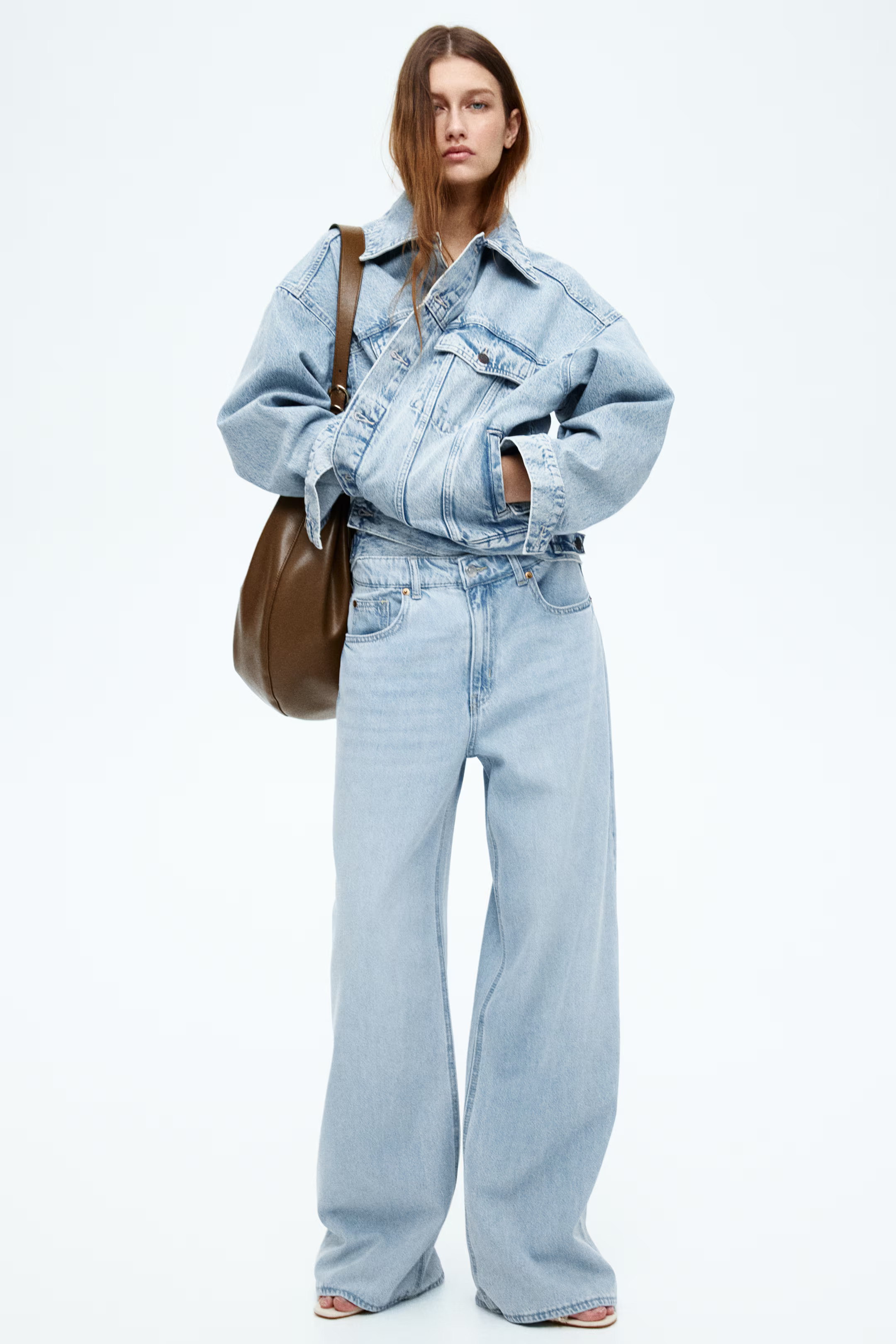 Wide High Jeans - Light denim blue - Ladies | H&M US | H&M (US + CA)