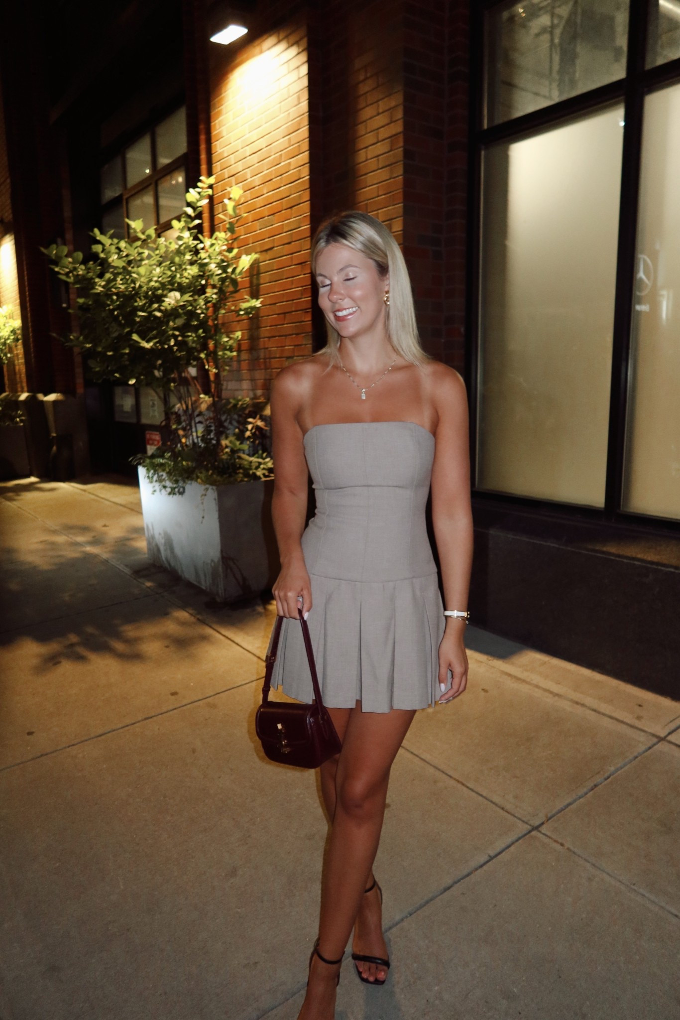 This pleated dress from Aritzia is perfect for a fall outfit. I wore mine in London but also wear it all the time in new york for date nights and dinner. The one I’m wearing is on sale but also linked some others that are similar!

#LTKSaleAlert #LTKStyleTip #LTKFindsUnder100