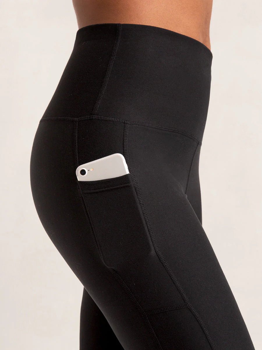 Shapermint Essentials High-Waisted Active Shaping Leggings Shapewear Black M | Shapermint