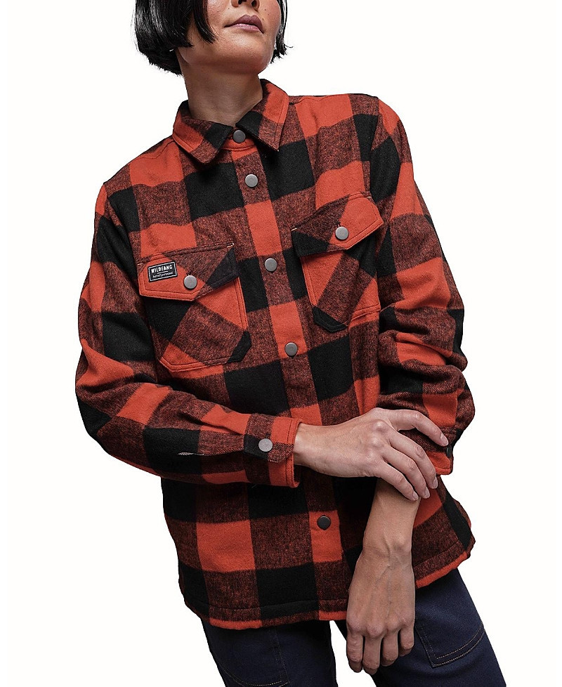 Wildfang The Essential Flannel Fleece Lined Shacket | Bloomingdale's (US)