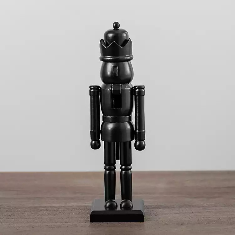 Black Wooden Nutcracker | Kirkland's Home