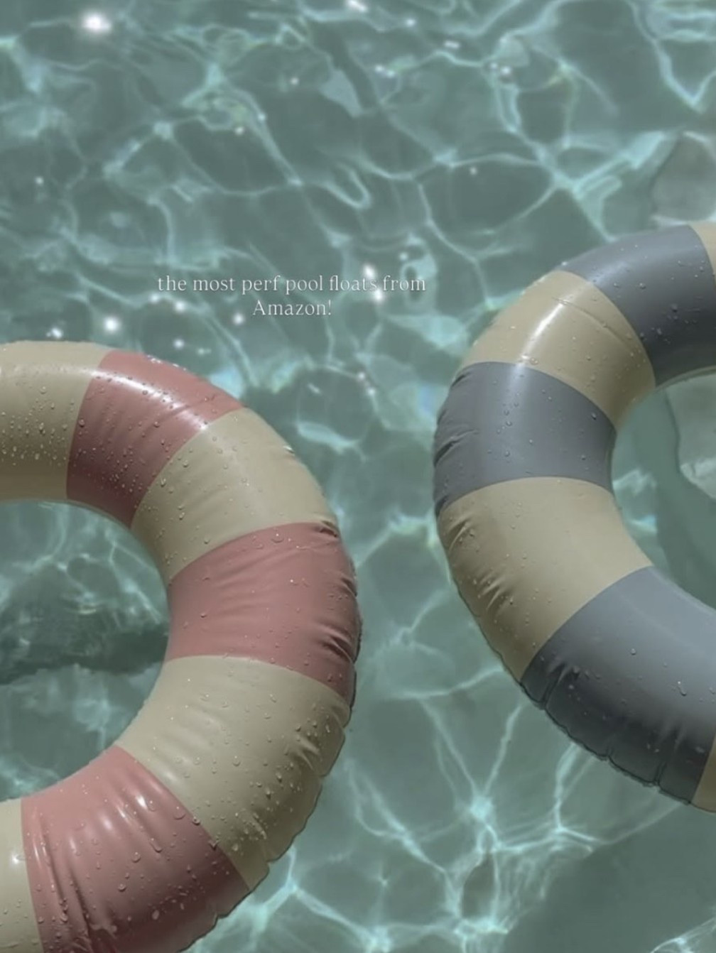 The most chic pool floats from Amazon!