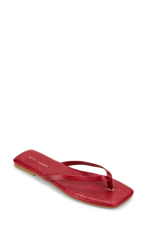 Yosi Samra Mercer Flip Flop in Red at Nordstrom, Size 11 | Nordstrom