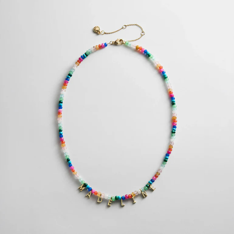 Mini Semi-Precious Custom Necklace - Multi | BaubleBar