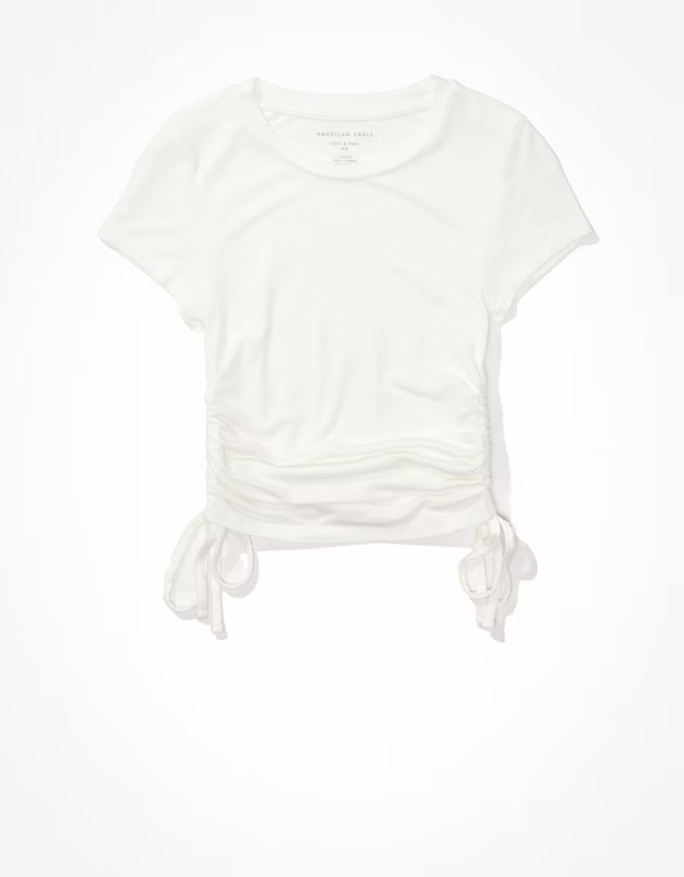 AE Soft & Sexy Cinch Tee | American Eagle Outfitters (US & CA)
