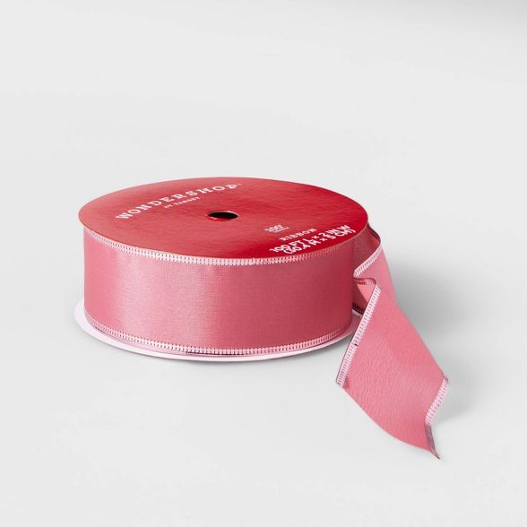 2" Woven Ribbon Pink 100ft - Wondershop™ | Target