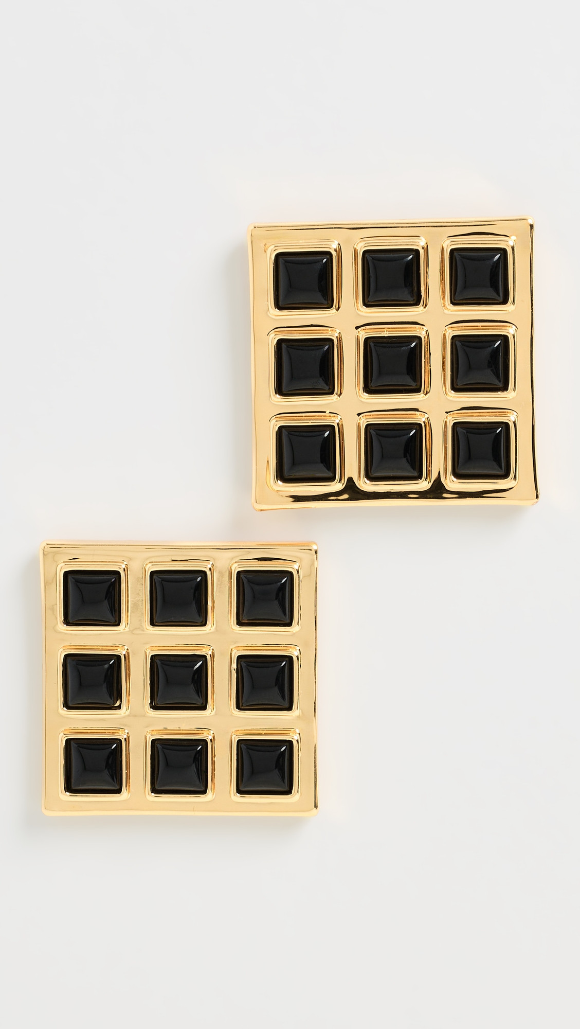 Julietta Delilah Earrings Gold/Black One Size | Shopbop