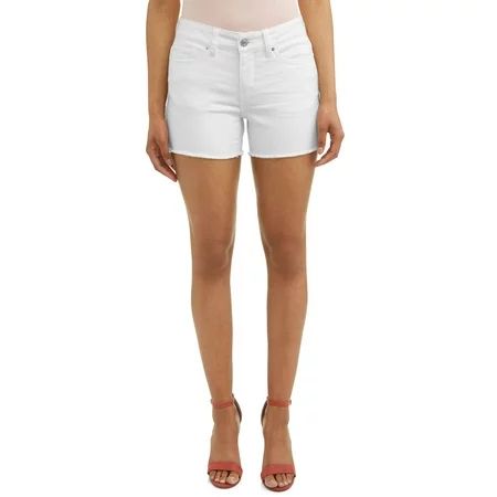 Time and Tru - Women's 4.5 Denim Shorts - Walmart.com | Walmart (US)