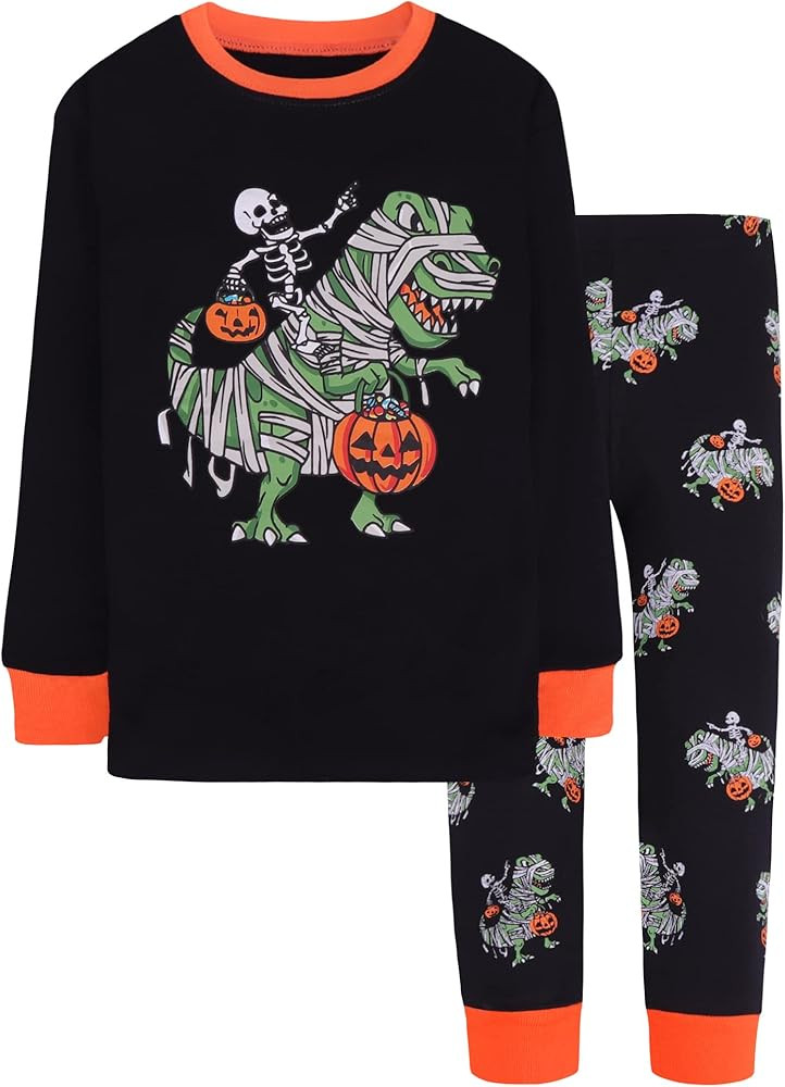 DAUGHTER QUEEN Kids Halloween Pajamas Size 18Months-12Years | Amazon (US)