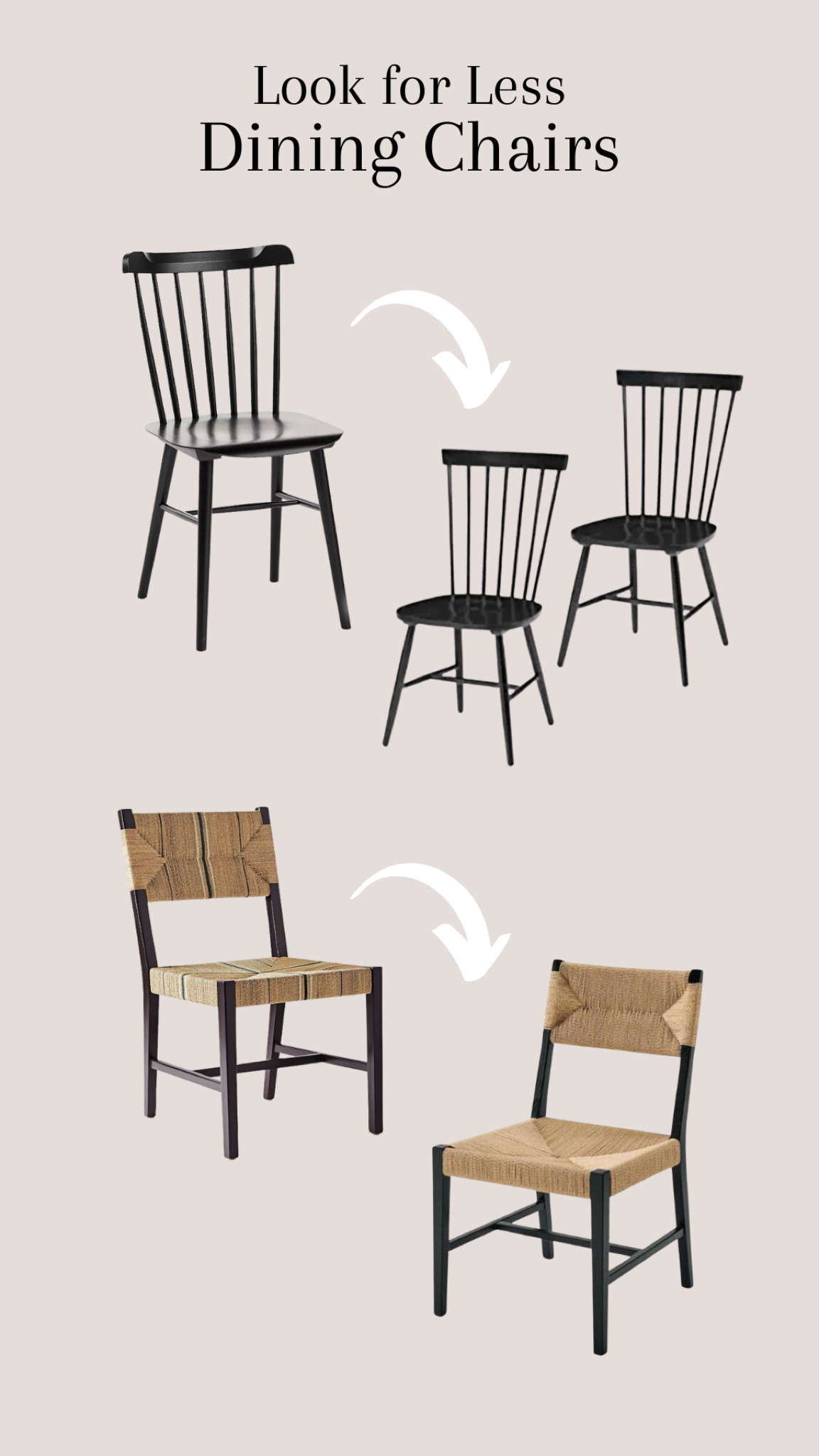 Look for Less: Dining Room Chairs #lookforless #dupe #diningchair #diningroom #homedecor

#LTKFind #LTKhome #LTKstyletip
